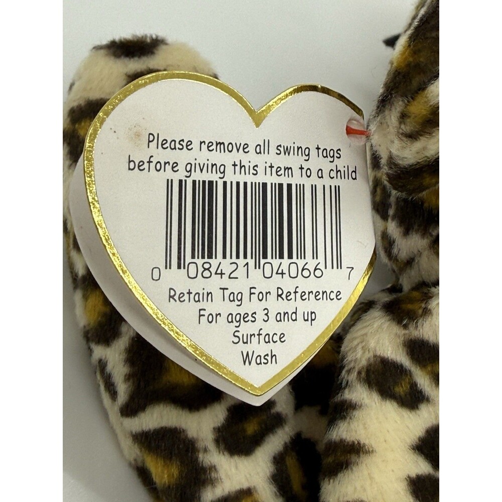 Ty Beanie Babies Freckles the Leopard Plush 1996 Retired Collectible Plush Toy - Picture 6 of 13